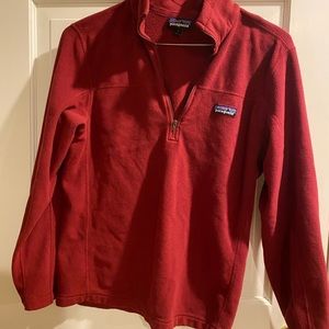 Men’s Patagonia Red Fleece Quarter Zip